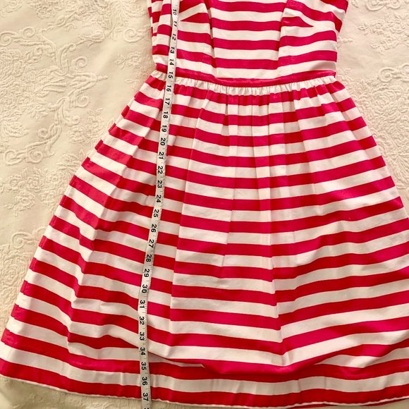 Lilly Pulitzer Pink & White Striped Party Dress - Picture 11 of 12